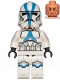 Minifig No: sw1094  Name: Clone Trooper, 501st Legion (Phase 2) - White Arms, Nougat Head