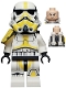 Minifig No: sw1157  Name: Imperial Artillery Stormtrooper - Male, Light Nougat Head, Cheek Lines
