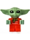 Minifig No: sw1173  Name: Din Grogu / The Child / 'Baby Yoda' - Red Christmas Sweater and Scarf