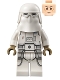 Minifig No: sw1177  Name: Snowtrooper Commander, Printed Legs, Dark Tan Hands