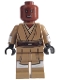 Minifig No: sw1205  Name: Mace Windu (Dark Tan Legs, Open Mouth, Printed Arms)