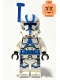 Minifig No: sw1246  Name: Clone Trooper Officer, 501st Legion (Phase 2) - White Arms, Blue Rangefinder, Nougat Head, Helmet with Holes