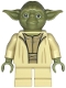 Minifig No: sw1288  Name: Yoda - Olive Green, Open Robe with Small Creases