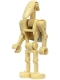Minifig No: sw1320  Name: Battle Droid - Tan, Light Bluish Gray Clip on Back
