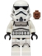 Lot ID: 402868262  Minifig No: sw1326  Name: Imperial Stormtrooper - Female, Dual Molded Helmet with Light Bluish Gray Panels on Back, Shoulder Belts, Medium Brown Head