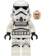 Lot ID: 402868270  Minifig No: sw1327  Name: Imperial Stormtrooper - Male, Dual Molded Helmet with Light Bluish Gray Panels on Back, Shoulder Belts, Light Nougat Head