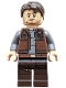 Minifig No: sw1410  Name: Cassian Andor - Reddish Brown Vest
