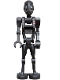 Minifig No: sw1427  Name: Commando Droid - Pearl Dark Gray