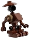 Minifig No: sw1441  Name: Pit Droid - Reddish Brown Skeleton Arms