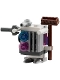 Minifig No: sw1442  Name: Gonk Droid (GNK Power Droid) - Body with Trans-Dark Blue and Trans-Dark Pink Lights