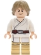 Minifig No: sw1453  Name: Luke Skywalker - Tatooine, Dark Tan Hair
