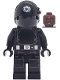 Minifig No: sw1474  Name: Imperial Gunner - Helmet with White Imperial Logo, Reddish Brown Head