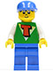 Minifig No: tim004  Name: Time Cruisers - Timmy with Blue Legs, Blue Cap