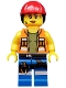 Minifig No: tlm009  Name: Gail the Construction Worker, The LEGO Movie (Minifigure Only without Stand and Accessories)