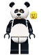 Minifig No: tlm015  Name: Panda Guy, The LEGO Movie (Minifigure Only without Stand and Accessories)