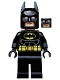 Minifig No: tlm082  Name: Batman - Black Suit with Yellow Belt and Crest (Type 2 Cowl, no Cape)