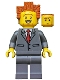 Minifig No: tlm095  Name: President Business - Smiling, Raised Eyebrows