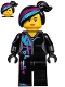 Minifig No: tlm115  Name: Lucy Wyldstyle with Magenta Lined Hoodie, Smile / Angry