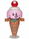 Minifig No: tlm127  Name: Ice Cream Cone