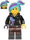Minifig No: tlm207  Name: Lucy Wyldstyle with Hood Folded Down, Raised Eyebrows / Furious