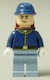 Minifig No: tlr019  Name: Cavalry Soldier - Backpack, Black Eyebrows, Crooked Smile