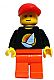Minifig No: tls003  Name: LEGO Brand Store Male, Surfboard on Ocean - Costa Mesa