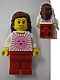 Minifig No: tls007  Name: LEGO Brand Store Female, Pink Sun - Beachwood