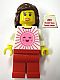 Minifig No: tls011  Name: LEGO Brand Store Female, Pink Sun - Toronto Sherway Square