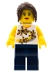 Minifig No: tls017  Name: LEGO Brand Store Female, Yellow Flowers - San Diego