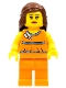 Minifig No: tls054  Name: LEGO Brand Store Female, Orange Halter Top - Overland Park