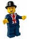 Minifig No: tls094  Name: LEGO Brand Store Male, Bowler Hat, Lester - Leicester Square London UK