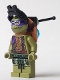 Minifig No: tnt050  Name: Donatello with Goggles and Pack (Movie Version)