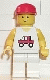 Minifig No: trc004 Name: Trucker - White Legs, Red Cap Minifig No: trc004 Name: Trucker - White Legs, Red Cap