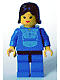 Minifig No: trn014 Name: Jogging Suit, Blue Legs with Black Hips, Black Female Hair Minifig No: trn014 Name: Jogging Suit, Blue Legs with Black Hips, Black Female Hair