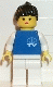 Minifig No: trn017 Name: TV Logo Small Pattern, White Legs, Black Ponytail Hair Minifig No: trn017 Name: TV Logo Small Pattern, White Legs, Black Ponytail Hair