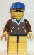 Minifig No: trn020 Name: Jacket Brown - Yellow Legs, Blue Cap Minifig No: trn020 Name: Jacket Brown - Yellow Legs, Blue Cap