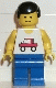 Minifig No: trn035 Name: Trucker - Blue Legs, Black Male Hair Minifig No: trn035 Name: Trucker - Blue Legs, Black Male Hair