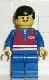 Minifig No: trn072 Name: Red Vest and Zipper - Blue Legs, Black Male Hair Minifig No: trn072 Name: Red Vest and Zipper - Blue Legs, Black Male Hair