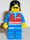 Minifig No: trn073 Name: Red Vest and Zipper - Blue Legs, Black Female Hair Minifig No: trn073 Name: Red Vest and Zipper - Blue Legs, Black Female Hair