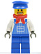 Minifig No: trn076  Name: Engineer Max with Dark Gray Hands