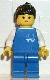 Minifig No: tv002 Name: TV Logo Small Pattern, Blue Legs, Black Ponytail Hair Minifig No: tv002 Name: TV Logo Small Pattern, Blue Legs, Black Ponytail Hair