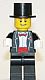 Minifig No: twn144  Name: Groom with Top Hat
