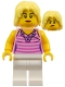 Minifig No: twn239  Name: Mom, Pink Striped Top