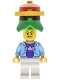 Minifig No: twn540  Name: Vintage Car Show Passenger - Cheeseburger Hat