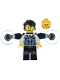 Minifig No: uagt005  Name: Agent Jack Fury with Parachute Backpack and Attachments