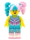 Minifig No: vid011  Name: Cotton Candy Cheerleader, Vidiyo Bandmates, Series 1 (Minifigure Only without Stand and Accessories)