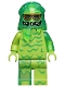 Minifig No: vid044  Name: Slime Singer, Vidiyo Bandmates, Series 2 (Minifigure Only without Stand and Accessories)