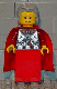Minifig No: vik028  Name: Viking Red Chess Queen - Portions may be Glued