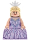 Minifig No: wck015 Name: Glinda - Minifigure, Lavender Dress, Wide Skirt (Panniers) Minifig No: wck015 Name: Glinda - Minifigure, Lavender Dress, Wide Skirt (Panniers)