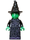 Minifig No: wck019 Name: Elphaba - Minifigure, Black Dress, Hat Minifig No: wck019 Name: Elphaba - Minifigure, Black Dress, Hat